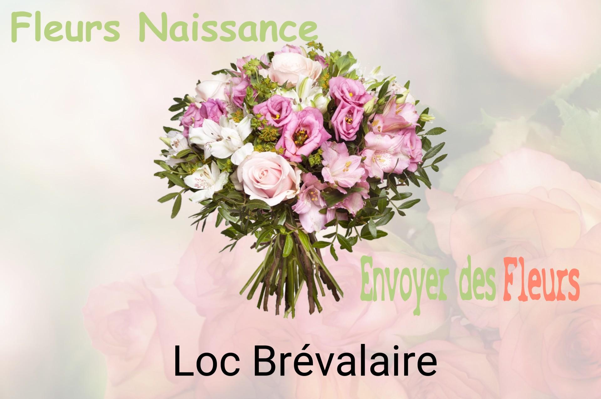 Bouquet de fleurs de naissance livré à Loc-Brévalaire